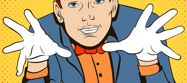 Hypnosis concept in comics style for any design